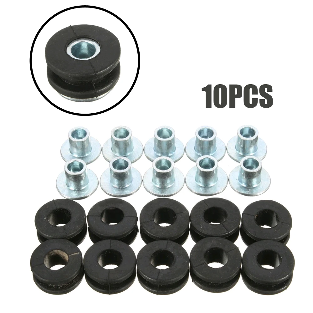 

10pcs Motorcycle Bolt Assortment Set Accessories Motorcycle Rubber Grommets Gasket Parts for Honda Yamaha Suzuki Kawasaki