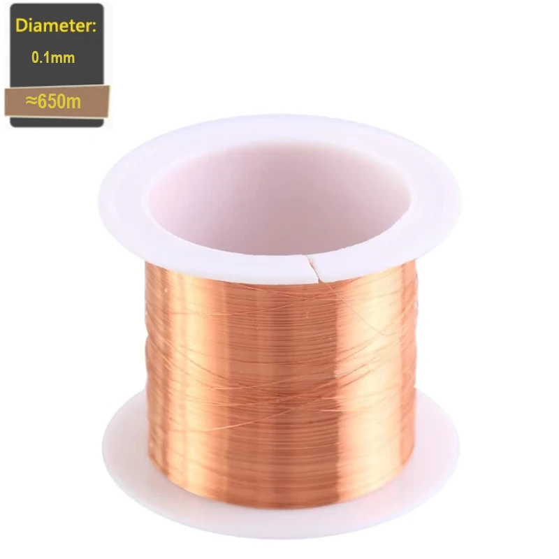 1–3 Rollen 50 g Kupferdraht, 0,1–1,5 mm Kabel, Kupferdraht, Magnetdraht, Kupferlackdraht, emaillierter Kupferwickeldraht