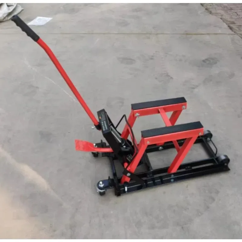 

ASMT Hydraulic Motorcycle Scissor Jack 680KG Load Capacity Adjustable Portable Hoist Stand With Non Slip Rubber Tool