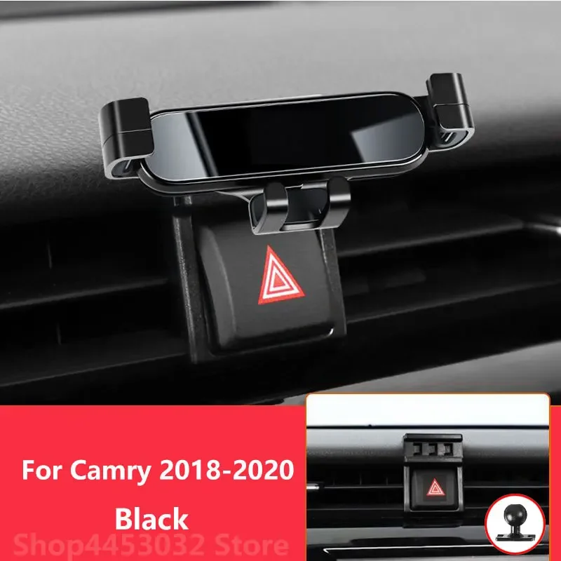 1 костюм, автомобильный держатель для телефона, основание для Toyota Camry XV60 2017-2020, подставка для воздуховыпускного отверстия, крепления, гравитационный GPS-кронштейн для мобильного телефона, аксессуары
