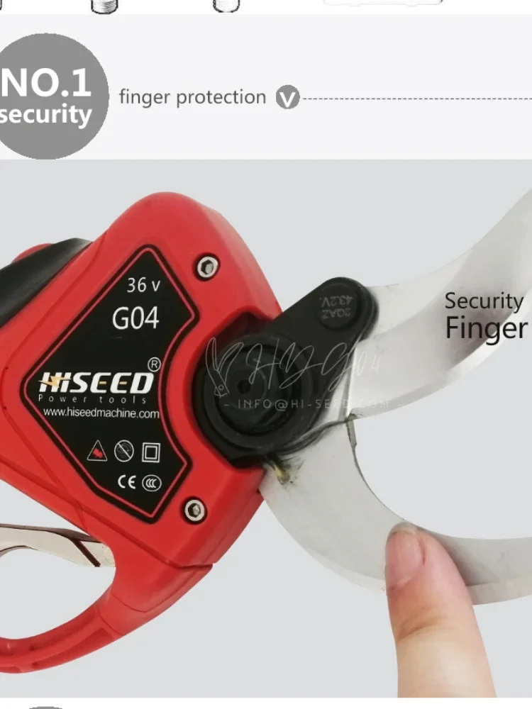 Progressive Electric pruning shears with Finger Protection, Electric pruner