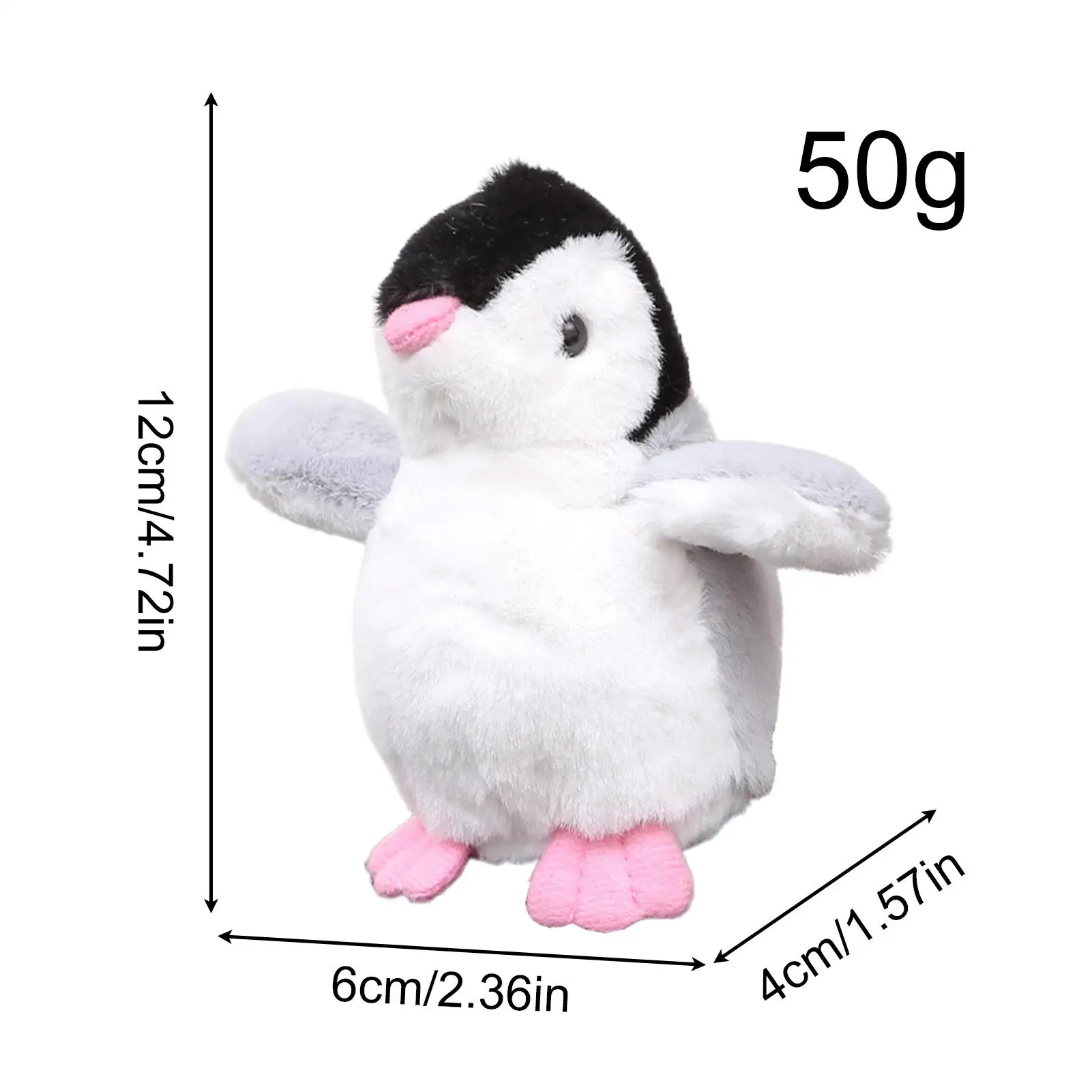 Spalla Animale Domestico Carino Magnetico Morbido Divertimento Pinguini Cartone Animato Bambola Spalla Dinosauri Peluche Fascino per Bambini Uomini Donne Bambini Ragazzi Ragazze