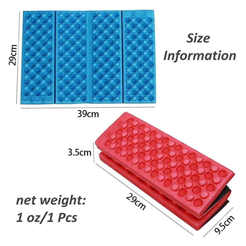 Hiking Foam Mat Portable Climbing Mat Foldable Cushion Lightweight Waterproof Beach Mat Outdoor Camping Carpet Chair Cushion