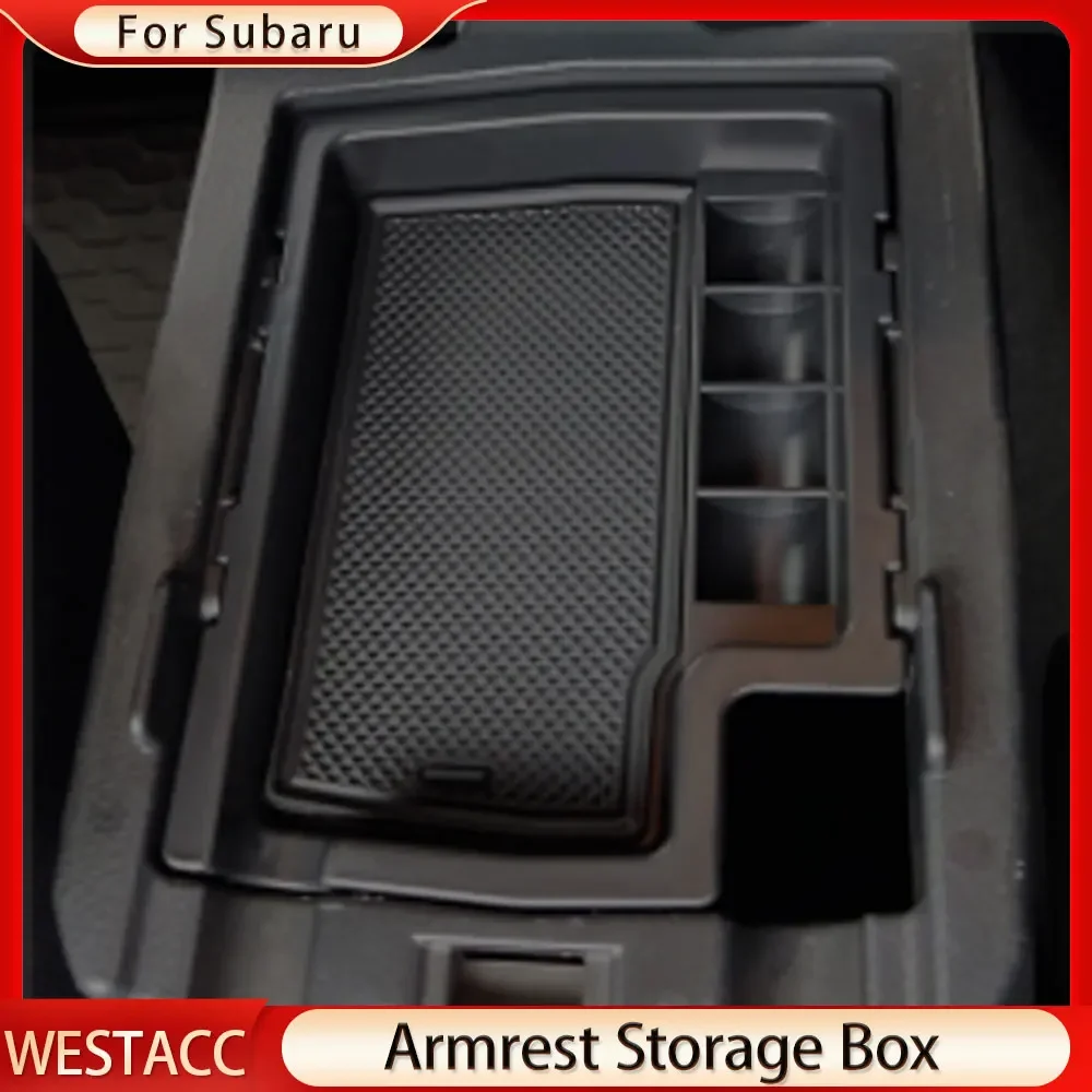 Car Armrest Storage Box for Subaru XV Crosstrek 2012 - 2017 Arm Rest Case Box Container Stowing Organizer Accessories