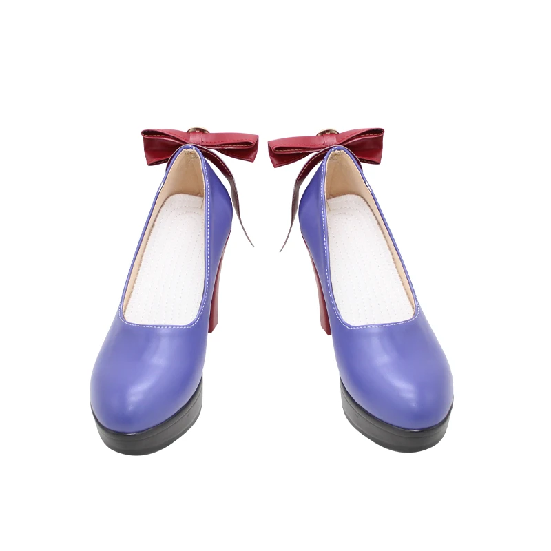 Ichinose Shiki Scarpe Cosplay Accessori Anime Cosplay Prop Scarpe in pelle PU Stivali di Halloween Realizzati su misura