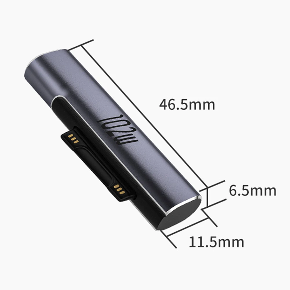 For Microsoft Surface Pro X 8 7 6 5 4 3 Go Book to USB Type C PD Adapter Tablet Fast Charging Plug Converter Charger Adapter