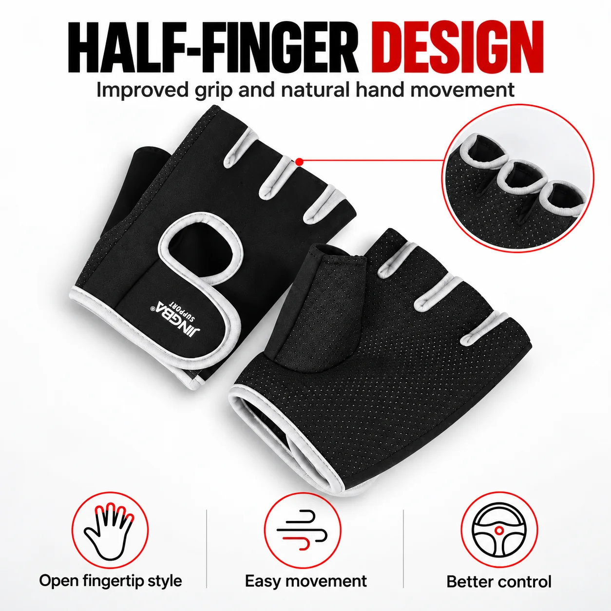 Half Finger Cycling Gloves, Br - огляд і ціна Commuting With Road Bike