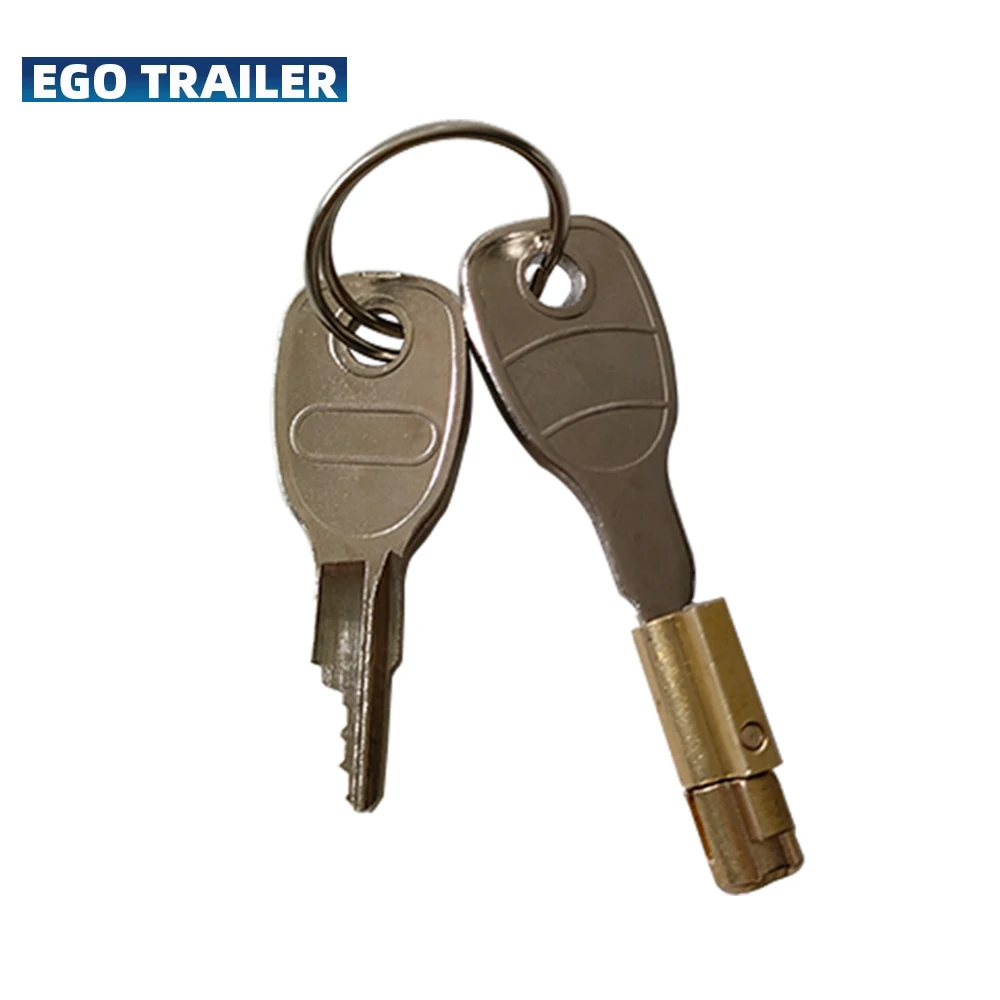 

European style trailer lid lock connector safety lock coupler locking pin RV trailer ball cover lock cylinder copper lock cylind