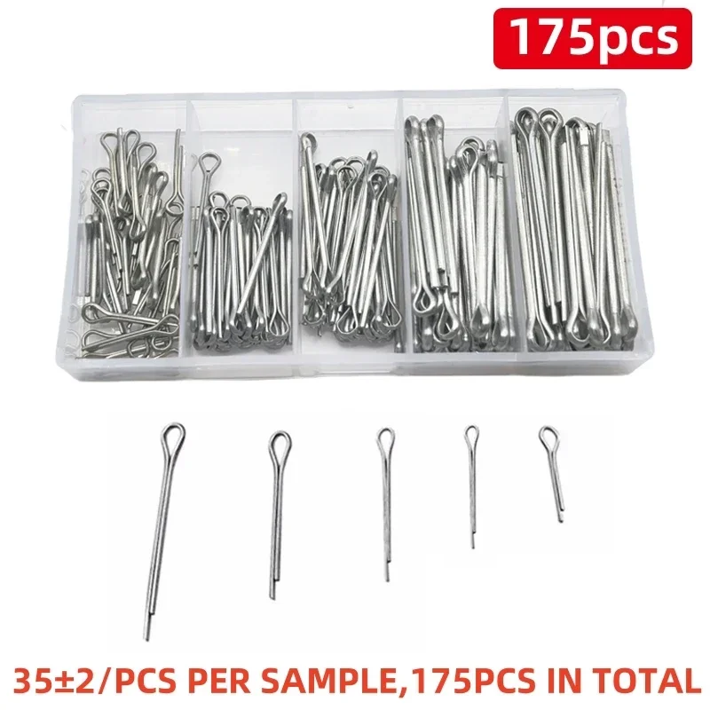 175/350pcs Cotter Pin Set - Guaranteed Secure and Reliable Connections!