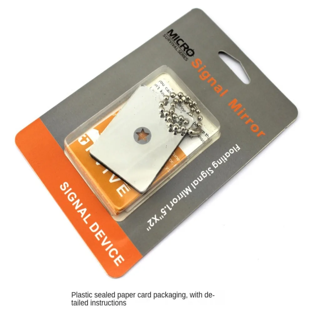 مرآة إشارة أكريليك متعددة الوظائف ، نجاة خارجية محمولة ، أدوات ميدانية عاكسة ، ملحقات معدات المغامرة ، جديدة #4