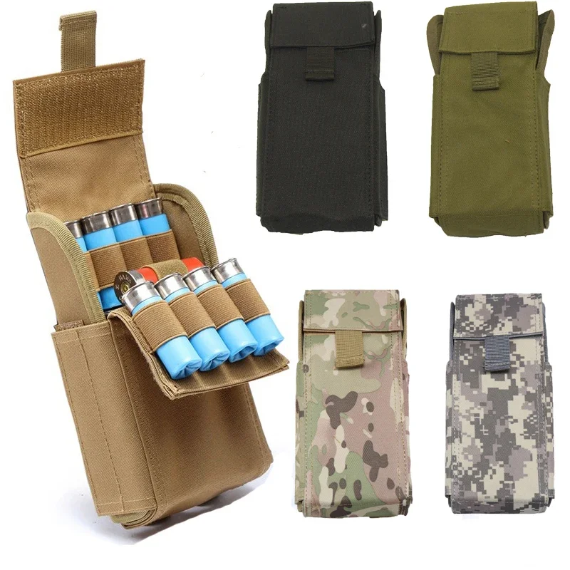 

Tactical Airsoft Molle 25 Round 12GA 12 Gauge Ammo Shells Shot gun Reload Magazine Pouche Bag Hunting Tool Ammo Bag Accessories