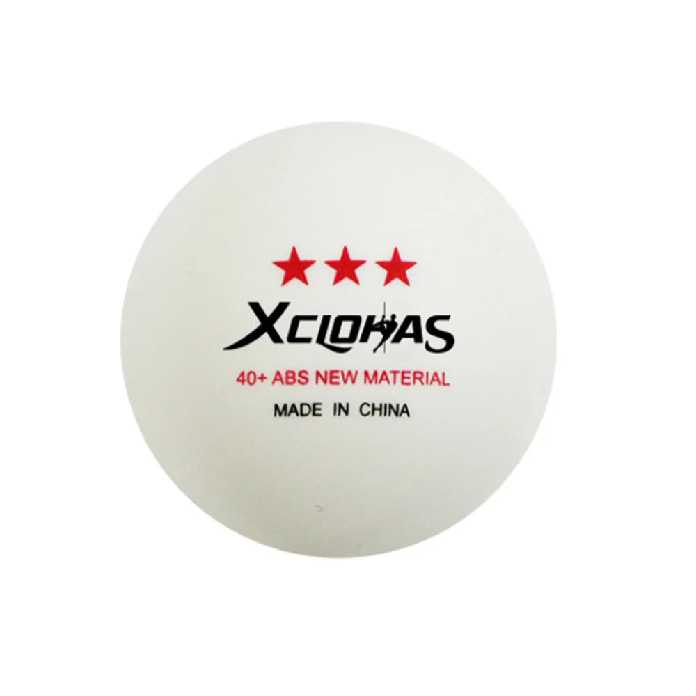 XCLOHAS Professional 3 Star Table Tennis Ball New Material ABS Plastic 10-100PCS Ping Pong Balls 40mm Training Table Tennis Ball