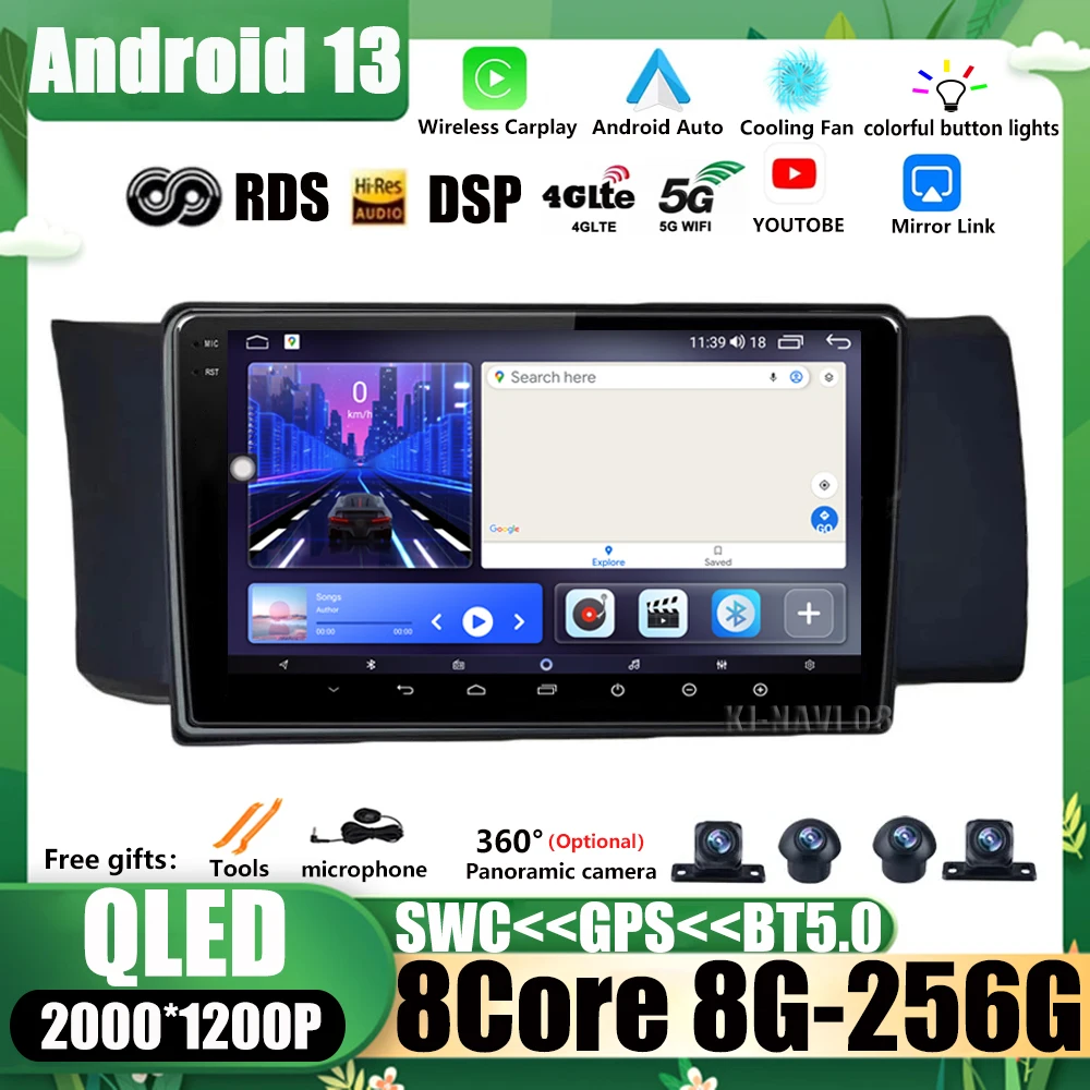 

Car Radio AHD 9 Inch Android 13 For Toyota GT 86 For Subaru BRZ 2012 - 2016 Multimedia QLED Wireless Carplay Auto BT DSP