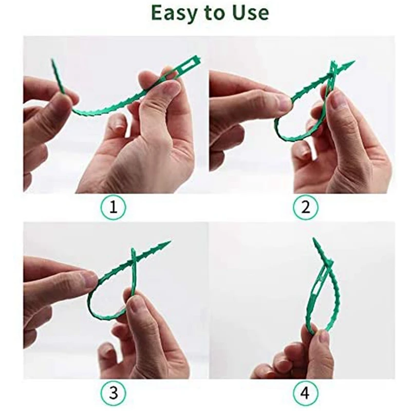 Plant Support Clip Ties Gardening Gentle Plant & Flower Clamps Supporting Climbing Vines Stalks Trellis Netting