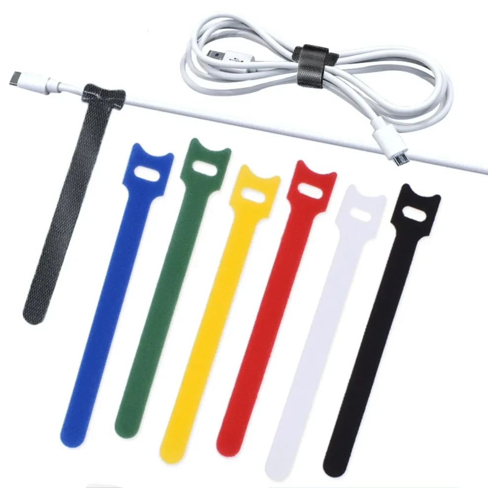 Cable Organizer Wire Winder USB Cable Winder Management nylon Free Cut Ties For Earphone Holder Mouse Keyboard Cord Protector