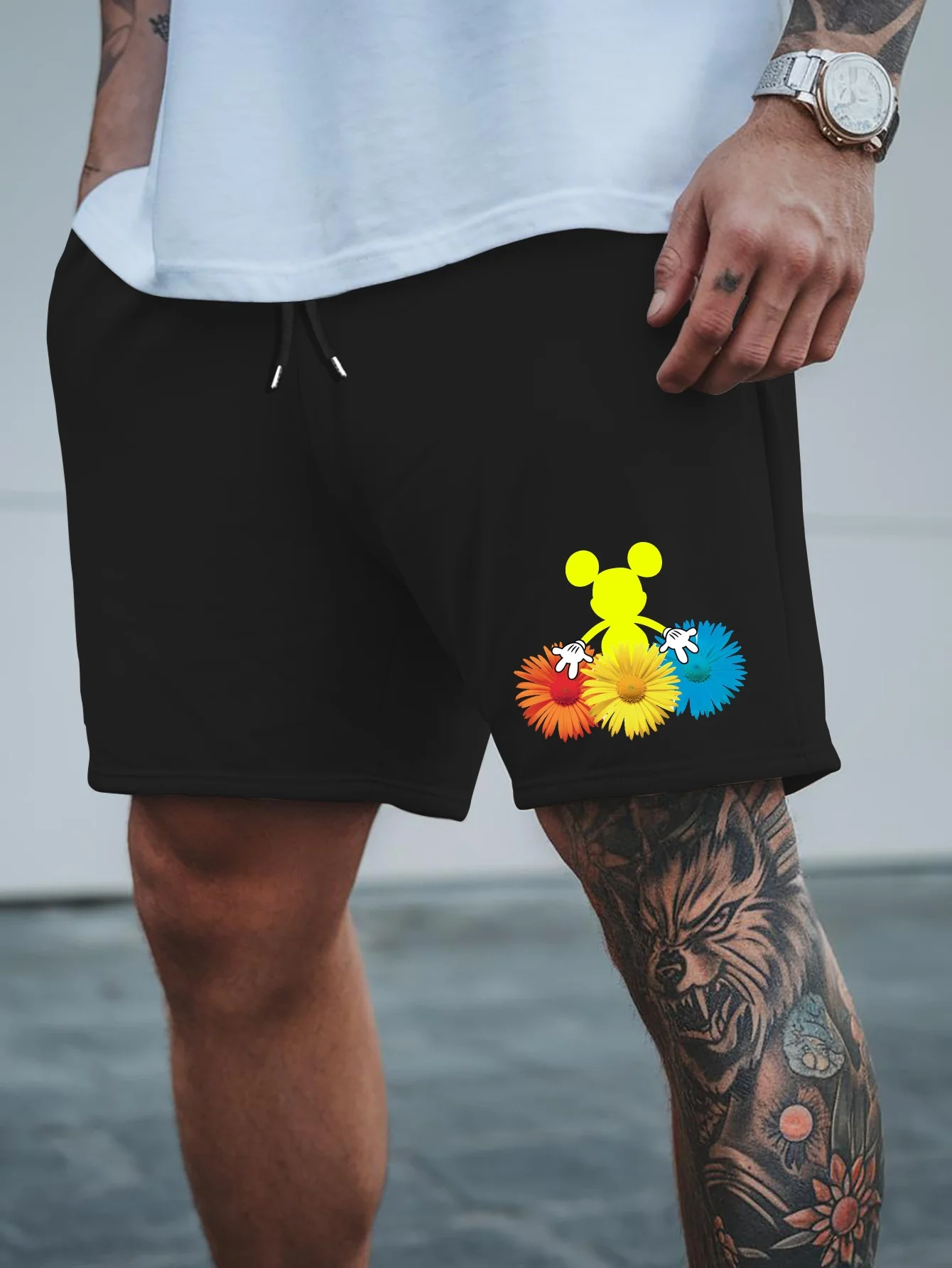 Official Men's Sports Shorts - Beige Casual Sportswear Gym and Basketball Sports Street Men's and Women's Clothing Plus Size