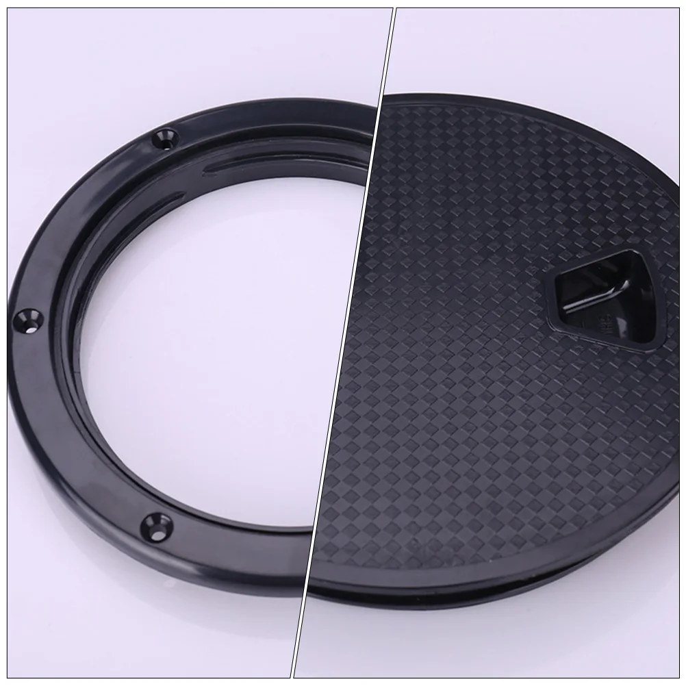 

Round Deck Hatch Cover Anti Skid Plastic Hole Cover for Yacht Boat Accessory ABS Material Fits Most Yachts Touring Cars Water