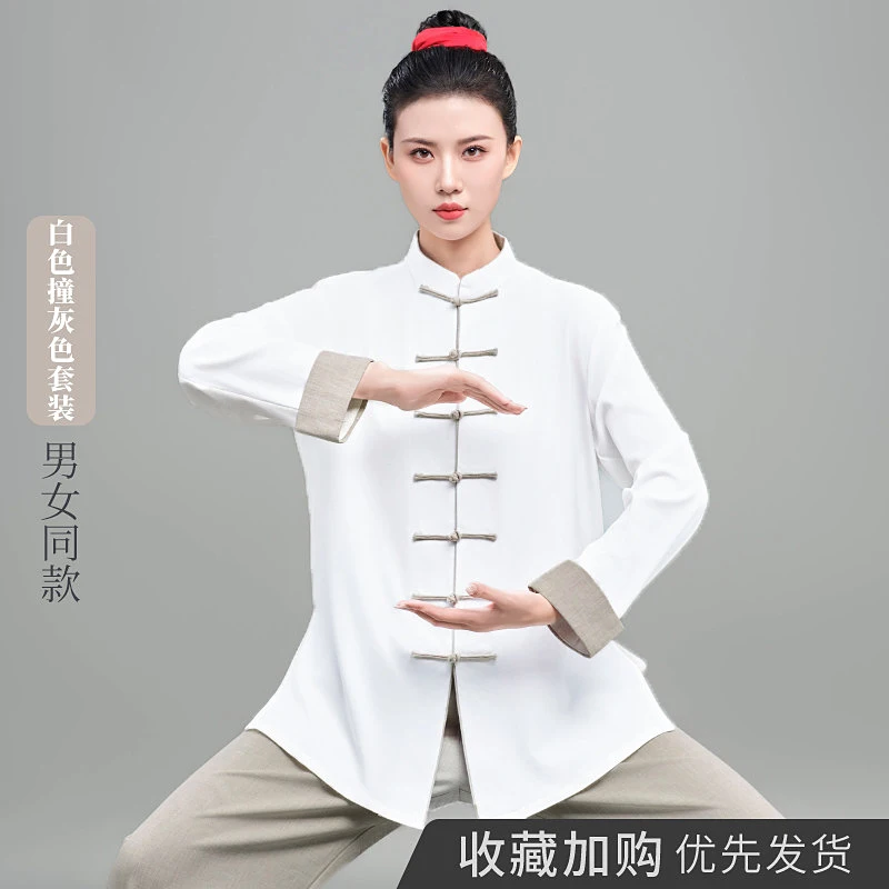 Women's & Men's Premium Tai Chi Uniform Spring Autumn - Performance & Ba Duan Jin Martial Arts Practice