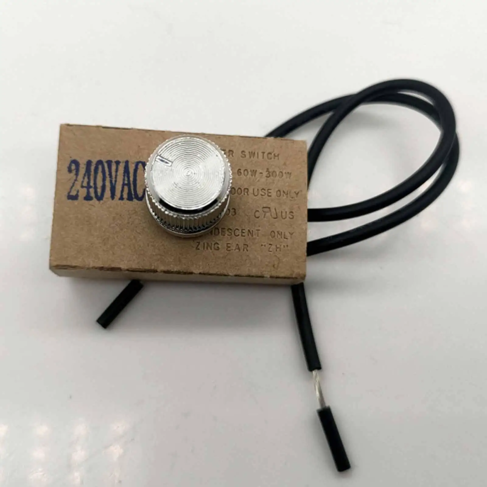 Light Dimmer Switch Paper Design Flame Retardant Safe Lighting Control for Motorcycle Handlebar and Household Use