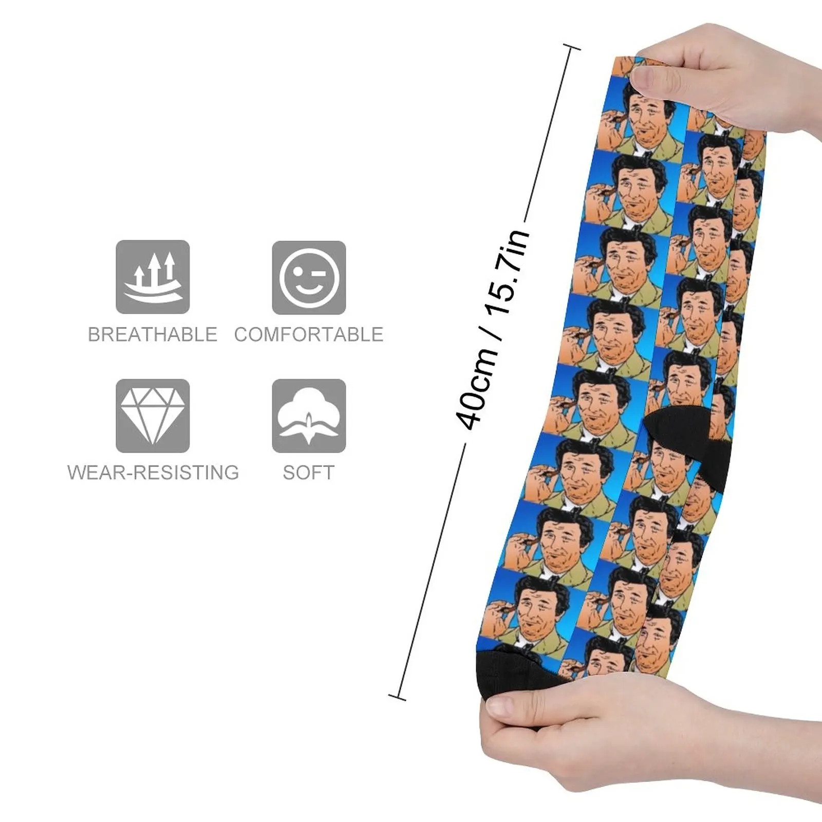 peter falk columbo Socks Funny socks woman Novelties compression stockings for Women