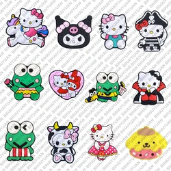 10pcs Sanrio Hello kitty Silicone focal Beads Kuromi melody Baby Molar Teether Bead DIY Pacifier Chain Jewelry Accessories