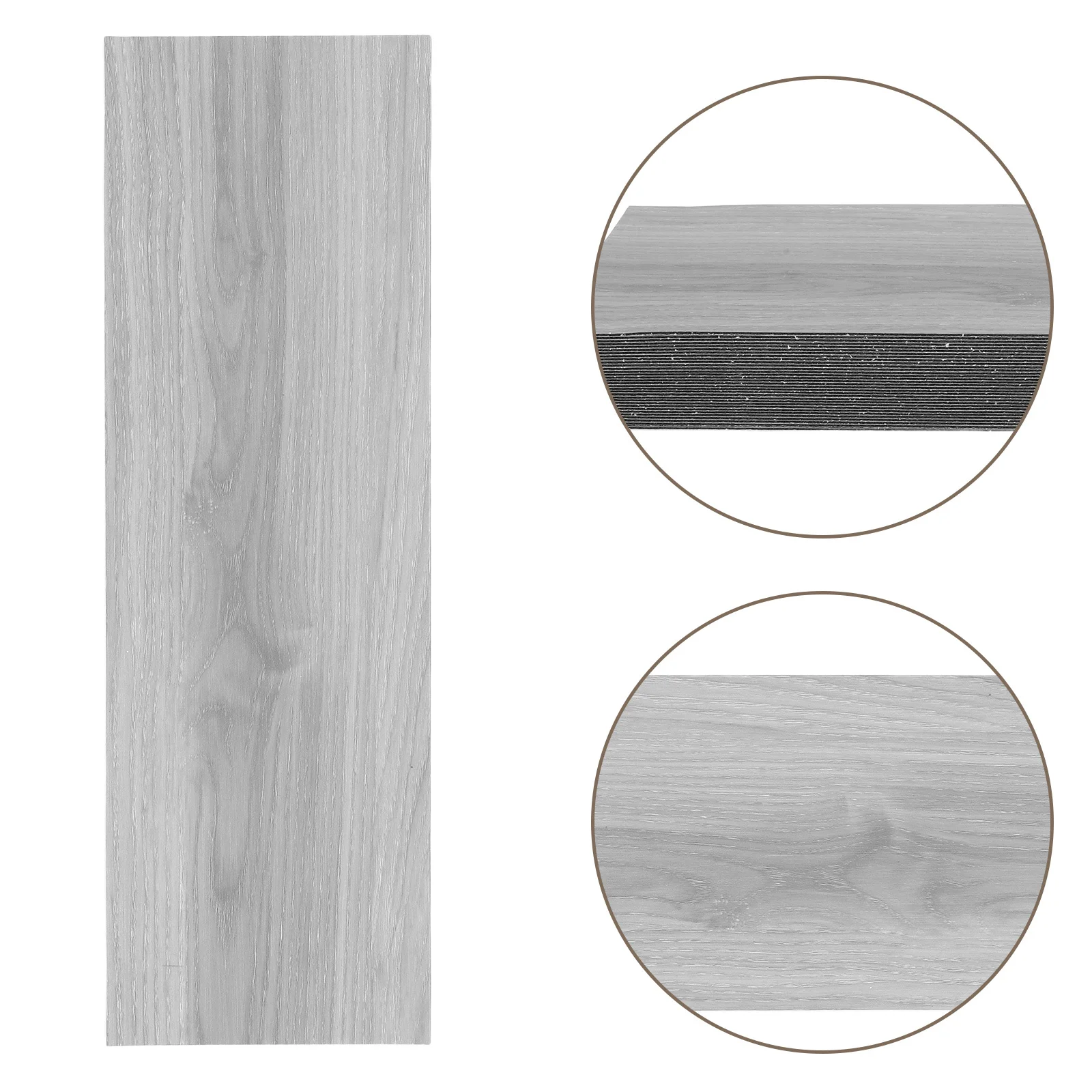 

32Pcs Self Adhesive Wood Grain Wallpaper PVC Peel Stick Wall Tiles Waterproof for Kitchen Bathroom Removable Decoration