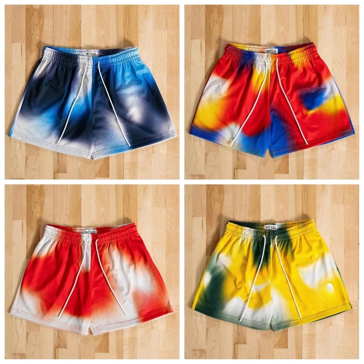

Summer Hot-selling Basketball Sweatpants Fitness Shorts Men's Quick-drying and Downhill Sports Running Motorcycle Shorts