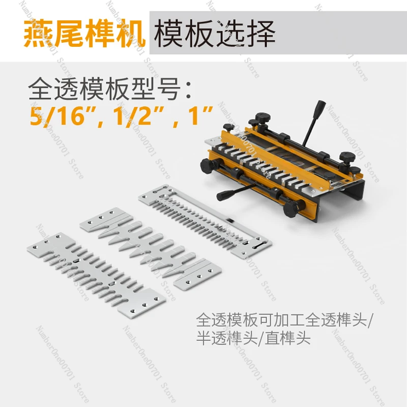 Woodworking Dovetail Machine Semi-Full Transparent Template Hive Drawer Mortise and Tenon Straight Tenon Mold