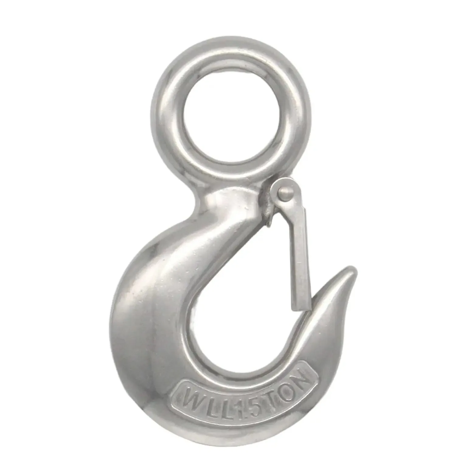Grab Hooks, Slip Hooks, 304 Stainless Steel Spring Hook Swivel Eye Lifting Hook Round Fast Eye Safety Snap Hook
