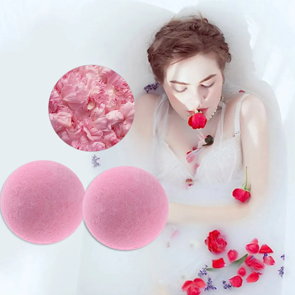 1pc Bath Salt Ball Body Skin Whiten Relax Stress Relief Bubble Shower Ball