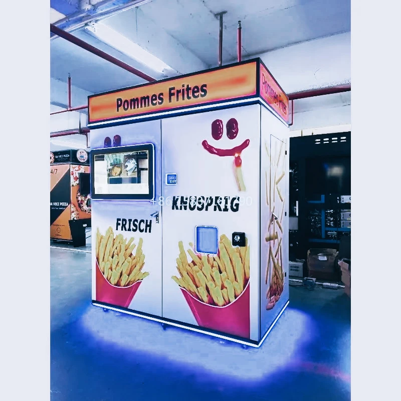 China Fresh French Fries Vending Machine 36 Seconds French Fry Poutine Vending Machine Pringles Vending Machine Manufacturer