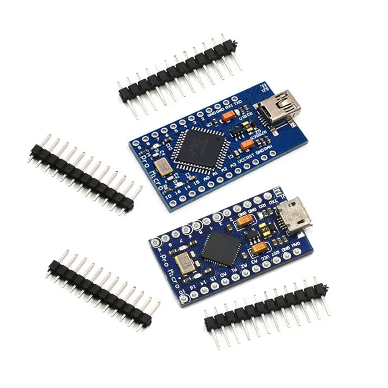 Pro Micro ATmega32U4 5V 16Mhz Vervangen ATmega328 Voor Arduino Atmega 32U4 Pro Mini Met 2 Rij Pin Header