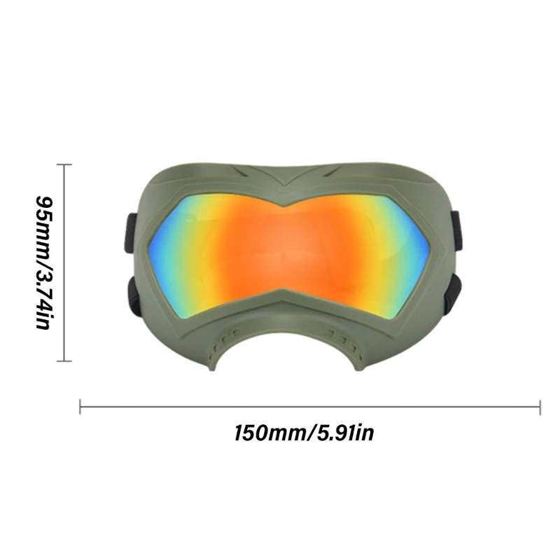KX4B Gafas para perros Gafas para mascotas Gafas para todas razas Gafas para perros libre