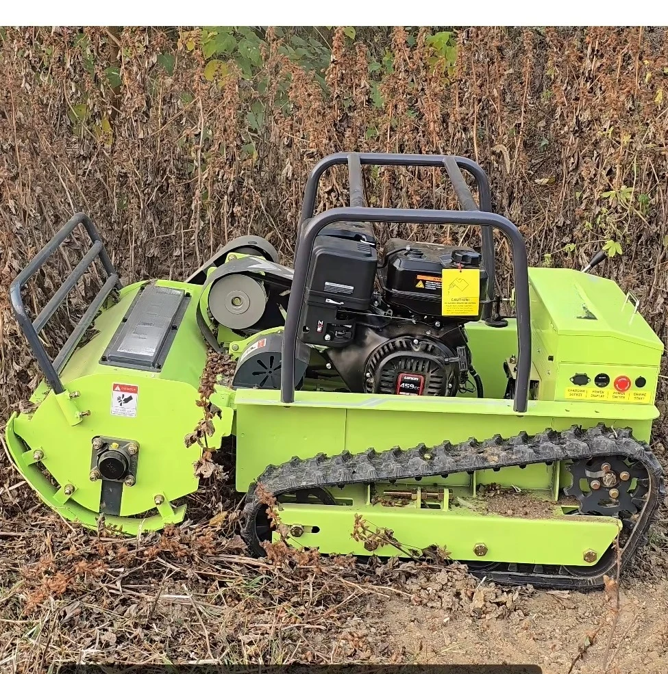 TKMACH Hotsale Industrial Grade 80cm 100cm 120cm Lawn Mower Petrol Engine Powerful Remote Control Home Garden Use Grass
