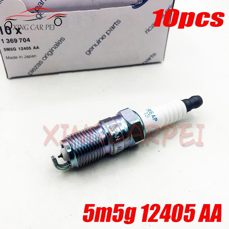 10 шт. 1369704 5M5G-12405-AA платиновая свеча зажигания для Ford C-Max DM2 Focus II Mondeo IV BA7 S-MAX WA6 Galaxy II TR6AP-13 5809