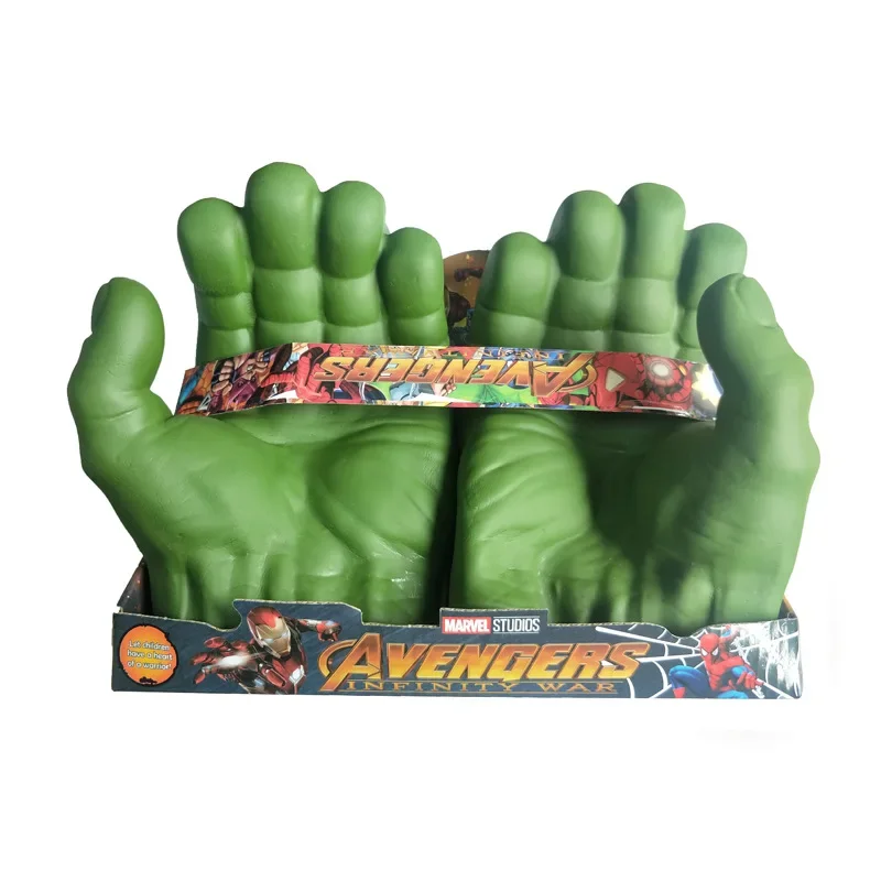 ถุงมือ Hulk จาก Avengers Alliance Hulk สำหรับเด็กสไตล์ผู้ใหญ่เหมาะสำหรับเป็นของขวัญประเภทของเล่นแบบอินเทอร์แอคทีฟ