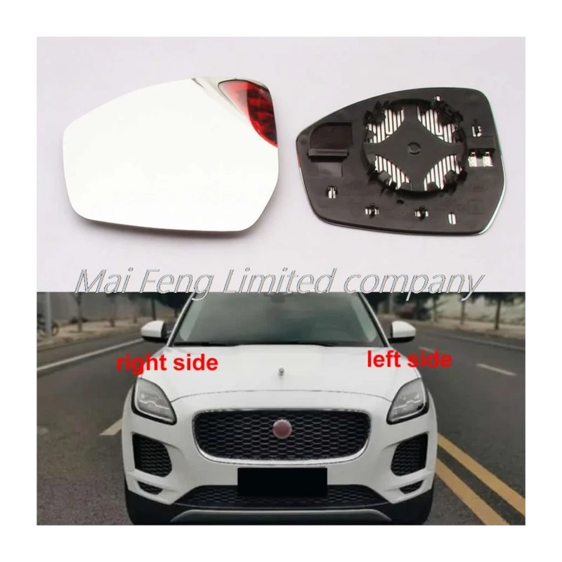 

Auto accessories for Jaguar E-PACE 2018 2019 2020 Auto side mirror lenses Rearview mirror reflectors with heated glass