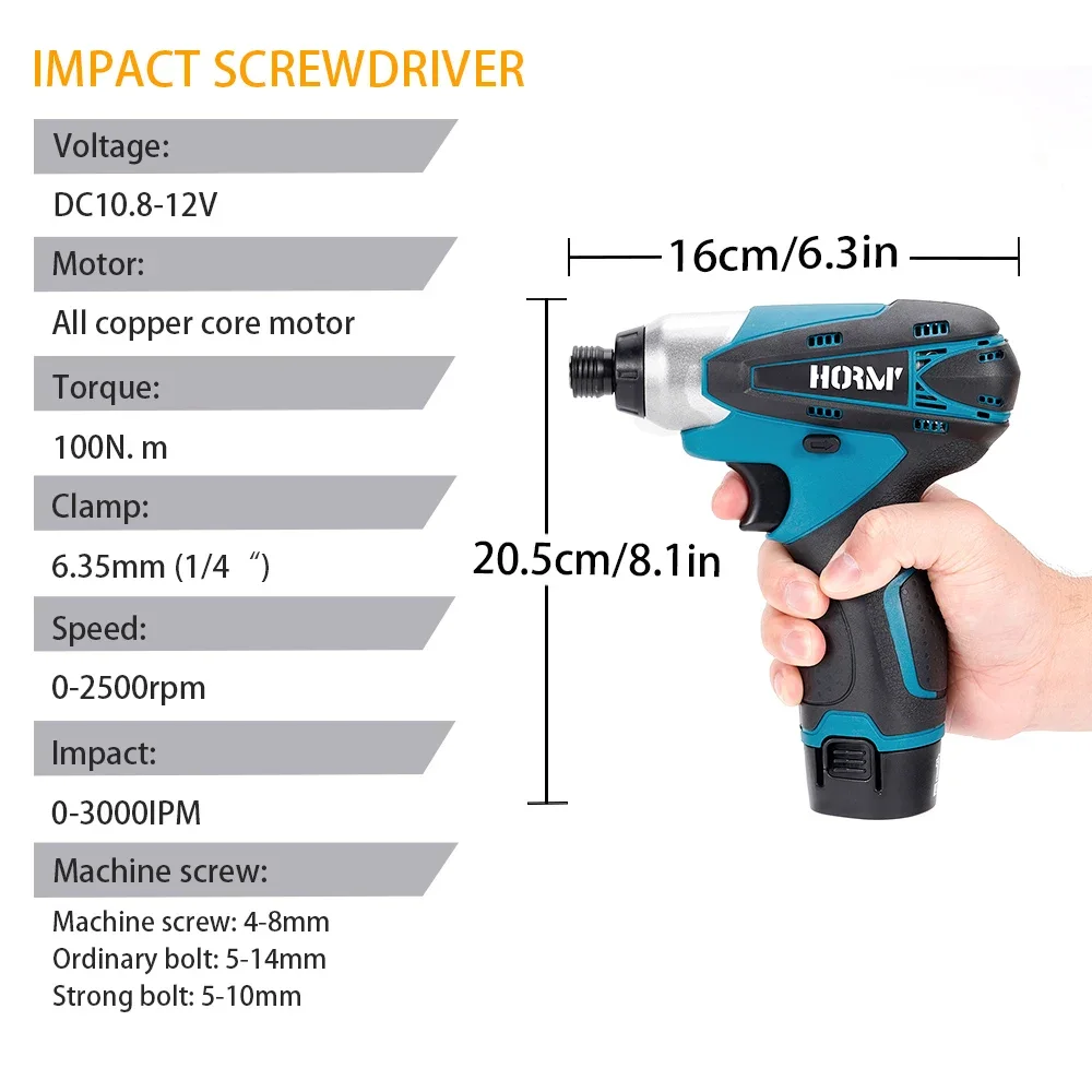 12V 100N. M. Điện Máy Bắt Vít Không Dây Sạc Hộ Gia Đình Không Dây Máy Khoan Điện Cầm Tay Tay Cầm Cho Makita 12V