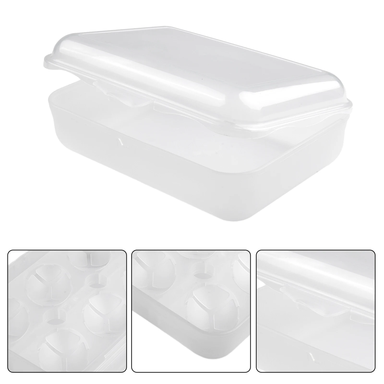 

Наружный 6-ячеечный ящик для хранения яиц, противоударный и водонепроницаемый контейнер для яиц с удобной пряжкой, безопасный для защиты яиц