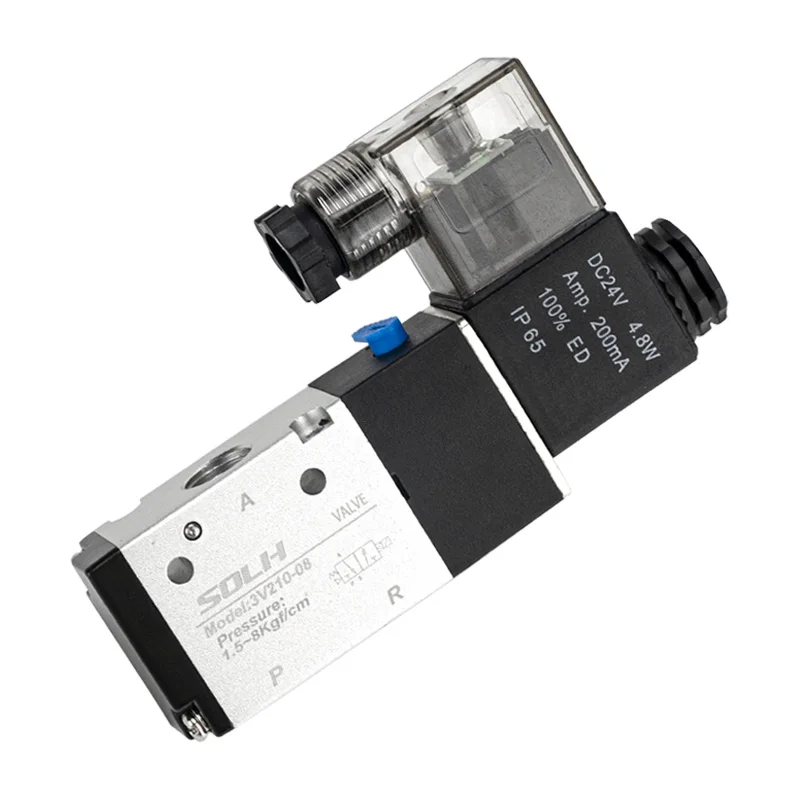 

Pneumatic solenoid valve 3V210-08/3V310-10/3V410-15 two-position three-way electromagnetic air change valve