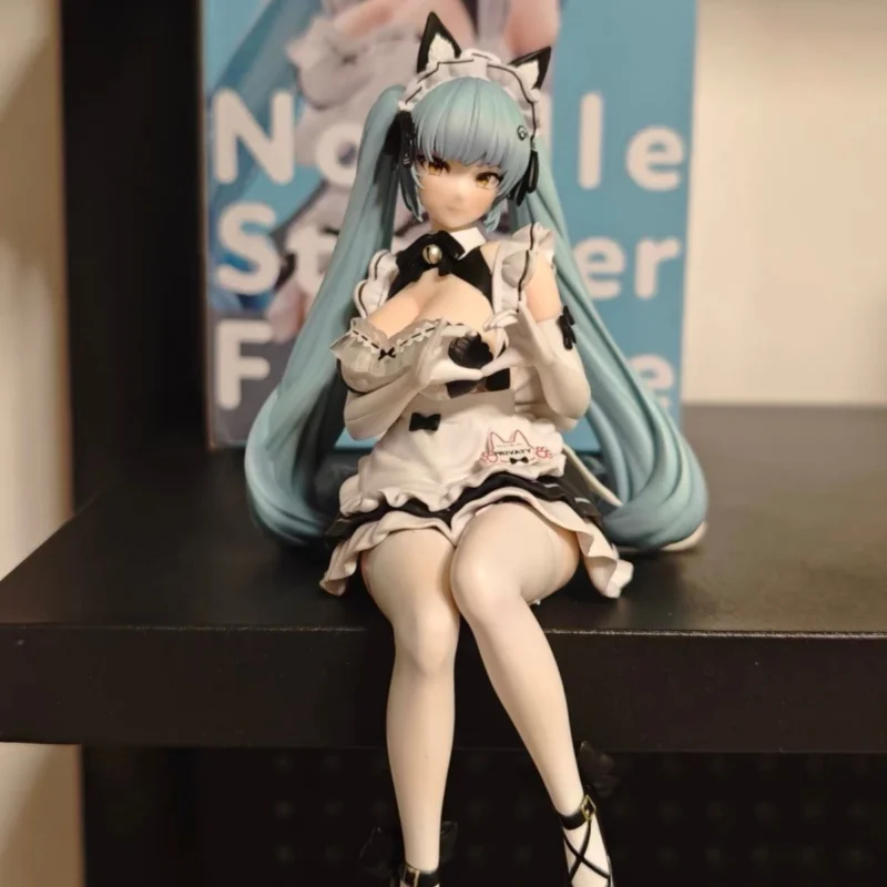 

Original 15cm Furyu Goddess Of Victory: Nikke Privaty Unfriendly Maid Static Action Figure Desktop Collectible Ornament Toy Gift