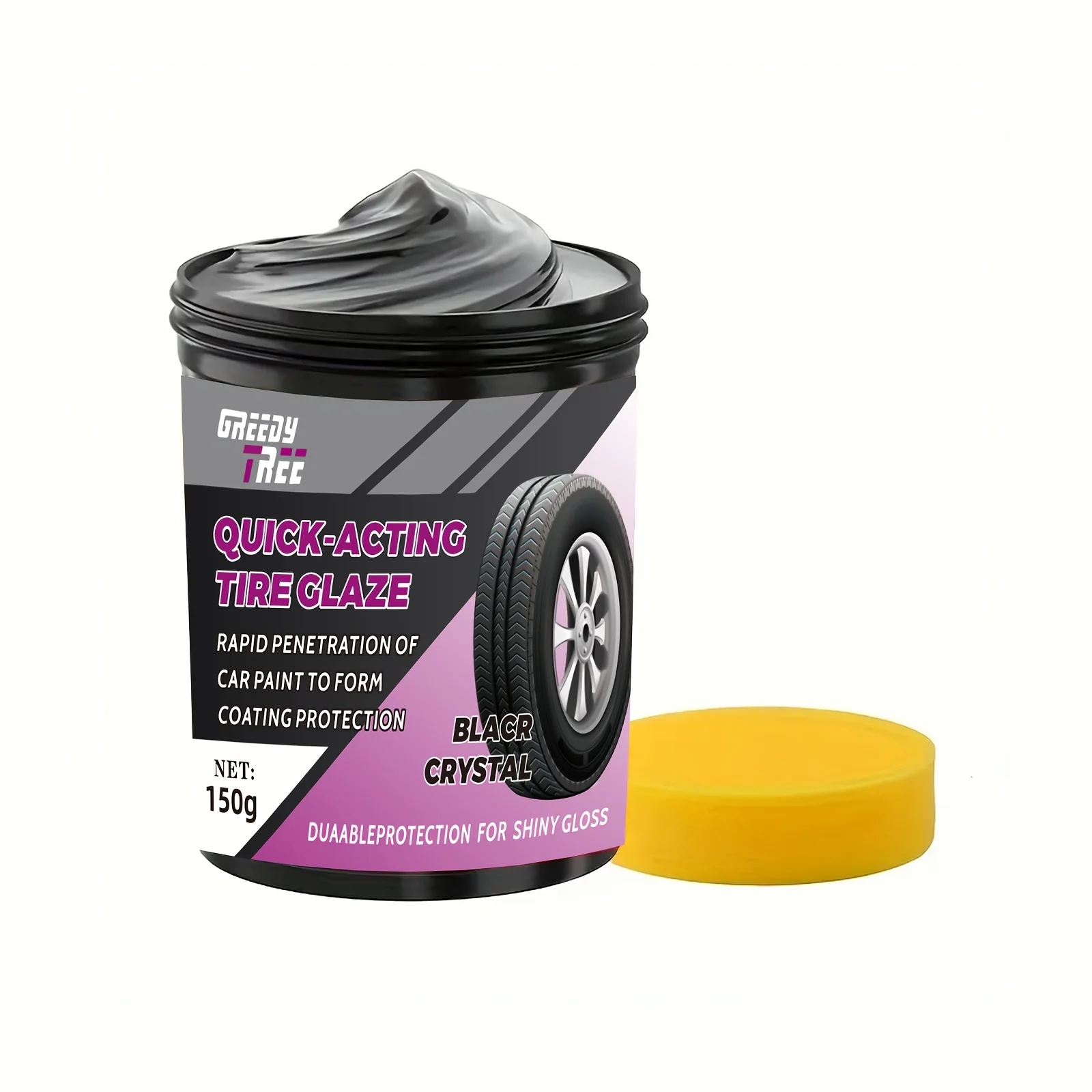 Car Tire/Plastic Repair Gel - Scratch/Oxid Remover, UV Shield for Tires/Bumpers/Trim, Safe on Rubber & Plastic image 2