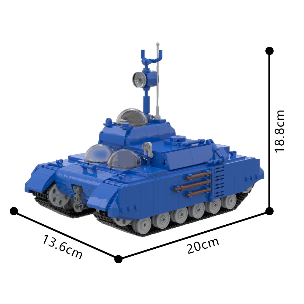 MOC Ontdekkingsreizigers op de maan Maan Tank Bouwstenen Games Hightech voertuigen Tankstenen Speelgoed Volwassen cadeau