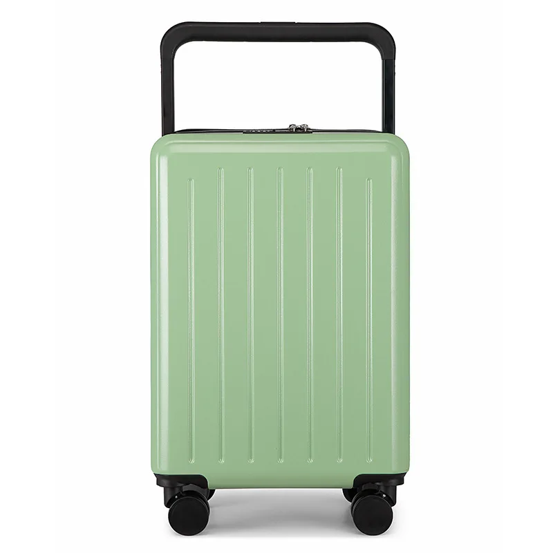 Valise à roulettes larges pour femmes et hommes, 20 pouces, roues silencieuses universelles, bagages de voyage 24 pouces, boîte à mots de passe, étui d'embarquement pour étudiants