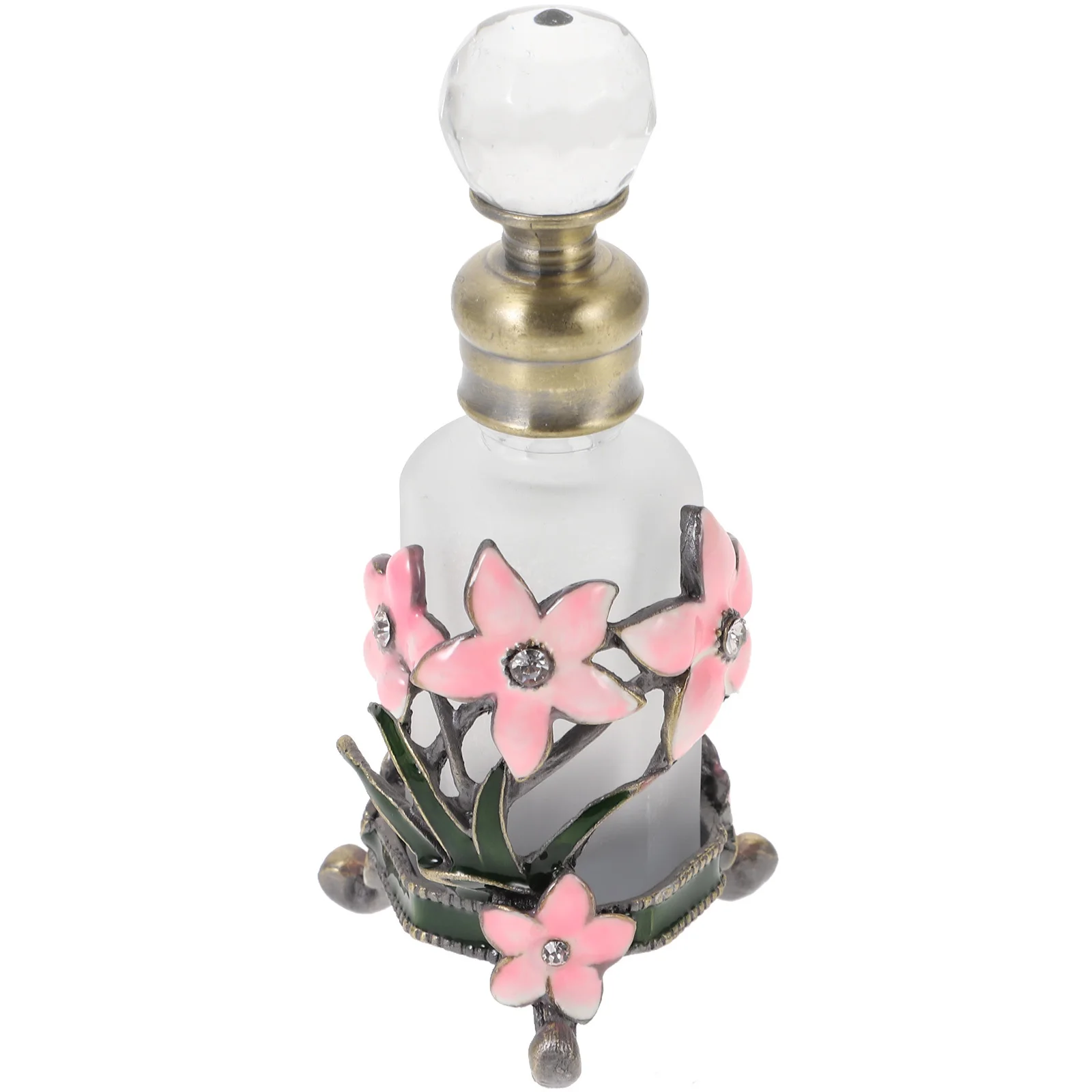 

Exotic Style Glass Perfume Bottle Vintage Middle Eastern Design Refillable Essential Oil Bottle Small Perfume Holder for Aroma