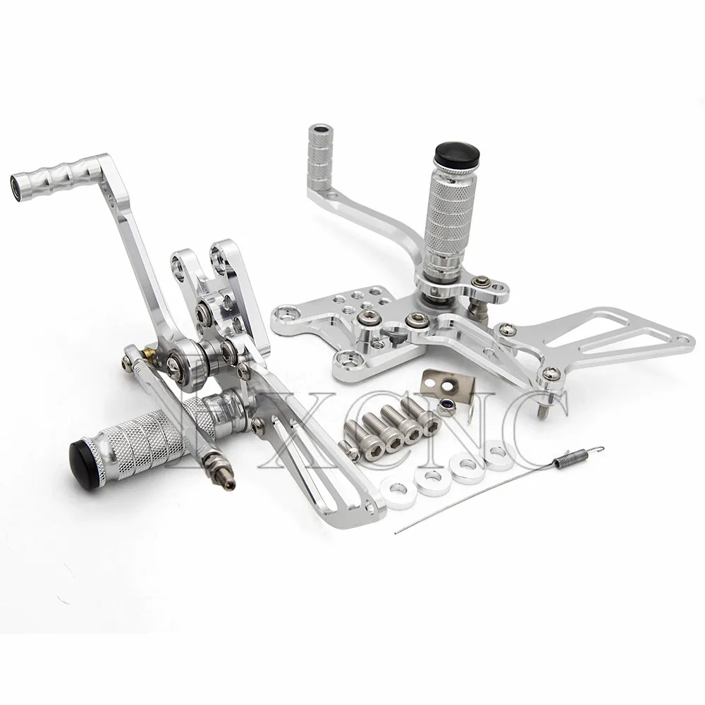 For Suzuki GSXR 600 750 1996-2005 CNC Motorcycle Foot Pegs Rest Rearset Rear Set Footrest image 3