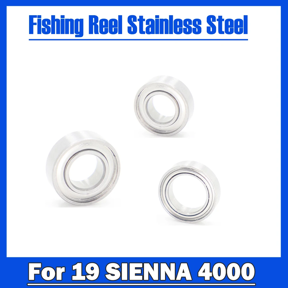 

Fishing Reel Stainless Steel Ball Bearings Kit For Shimano 19 SIENNA 4000 040930 Spinning reels Bearing Kits