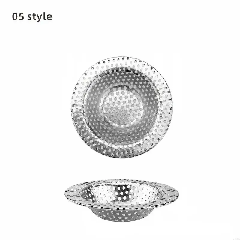 77JA Bộ lọc nước nhà bếp bằng thép không gỉ sàn nhà tắm vòi hoa sen bắt tóc