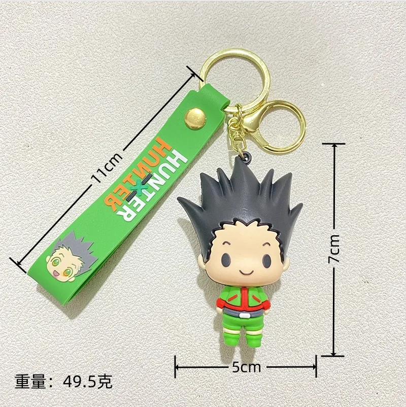 HUNTERxHUNTER Anime GON·FREECSS Killua Zoldyck Hisoka Kurapi Cosplay Acrylic Keychain Accessories Cartoon Pendant Christmas Gift