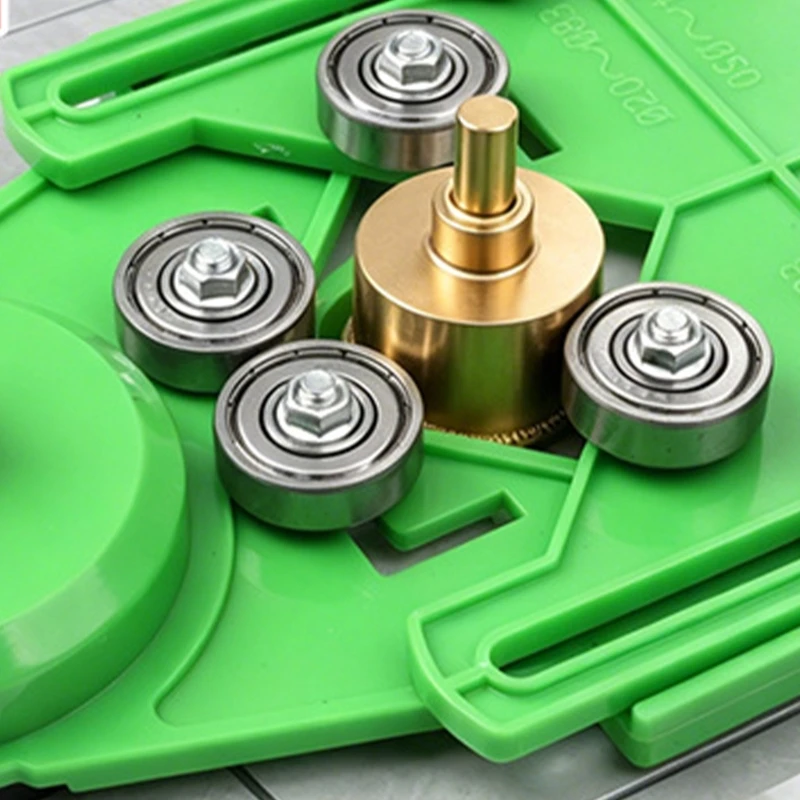 Tile Drilling Positioning Tool With Suction Cup Adjustable Drill Guide Locators Precisions Hole Drilling Guide Accessory M4YD